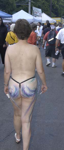 Body Painting 2004 photo - Duval Street, Key West